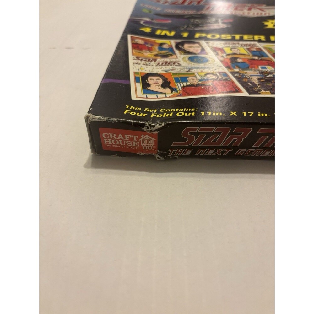 Craft House Star Trek The Next Generation Vintage 4-in-1 Poster Pen Set - Picture 4 of 11